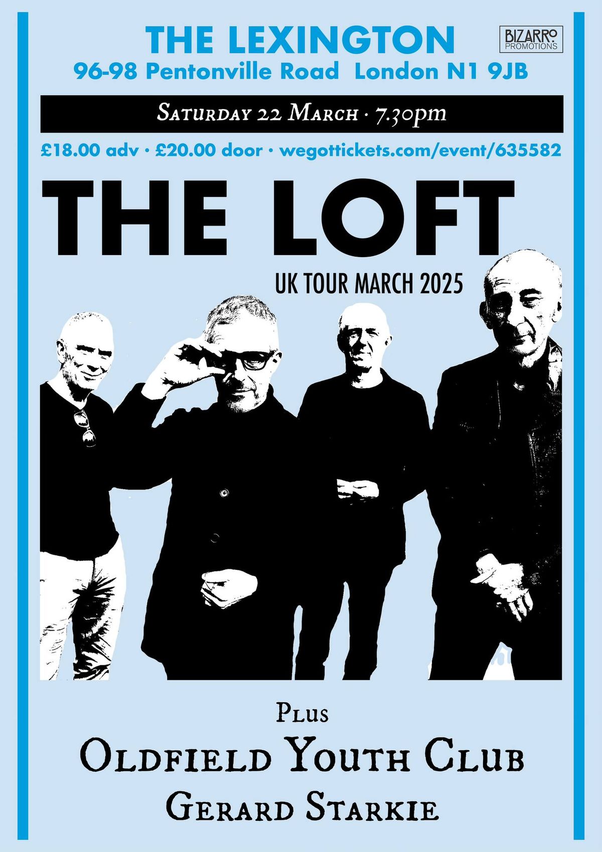 The Loft, Oldfield Youth Club, Gerard Starkie, The Lexington, London, 22\/03\/25