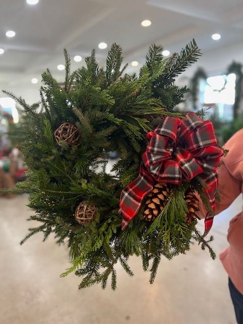 WREATH CLASS - FRESH EVERGREEN WREATH