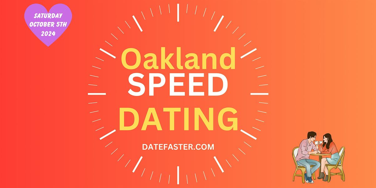 Speed Dating Oakland Singles 24-39