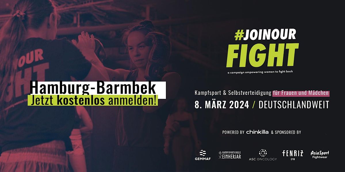 Hamburg Barmbek: Join Our Fight! Kostenlose Kampfsport-Session f\u00fcr Frauen