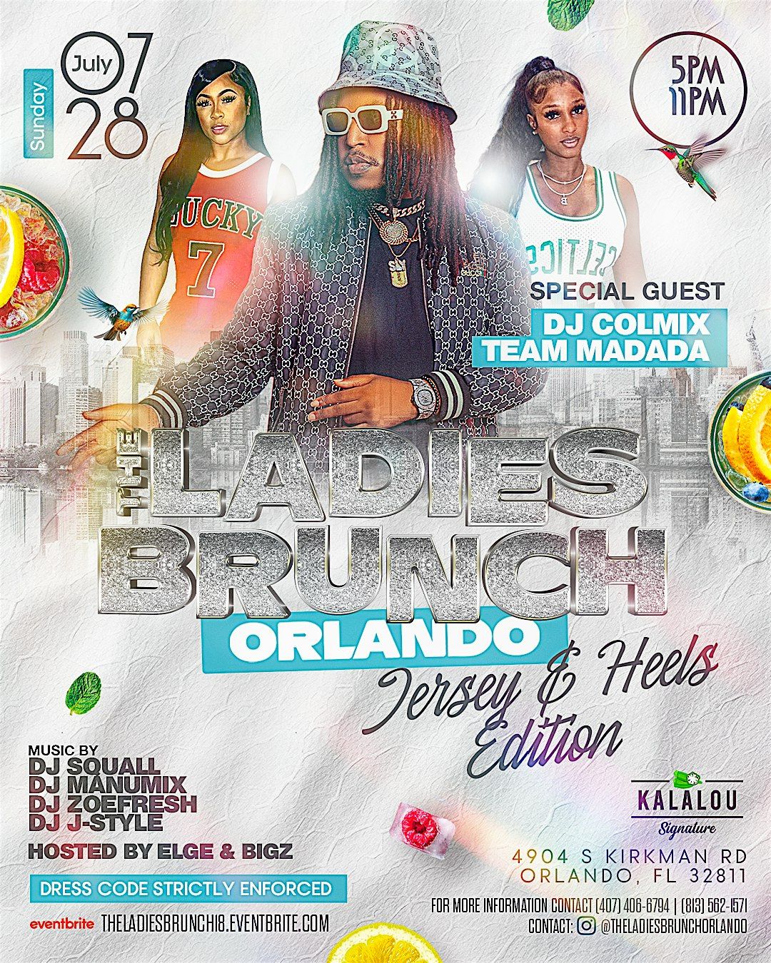 THE LADIES BRUNCH JERSEY & HEELS EDITION