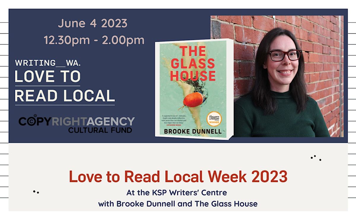 Author Chat and Book Reading - With Brooke Dunnell and The Glass House