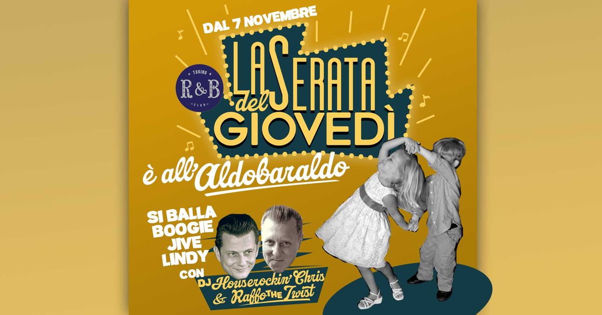 La Serata del Gioved\u00ec... all'Aldobaraldo \u2727 INAUGURAZIONE il 7 novembre!