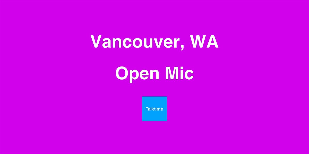 Open Mic - Vancouver