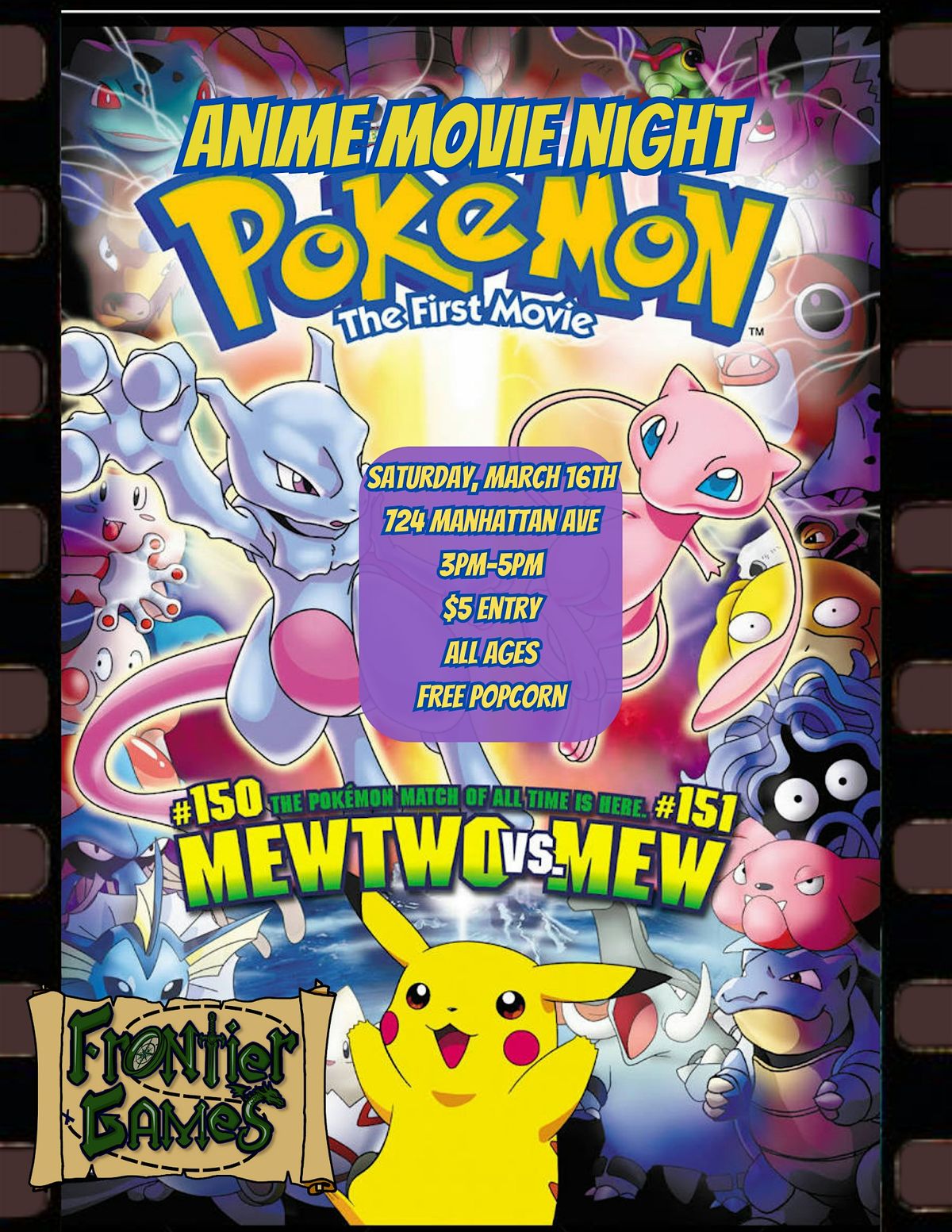 Anime Movie Night- Pokemon the First Movie