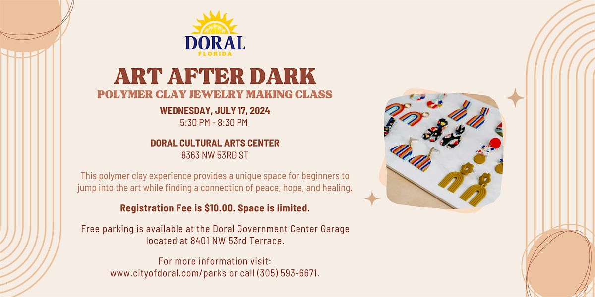Art After Dark - Polymer Clay Jewelry Making Class