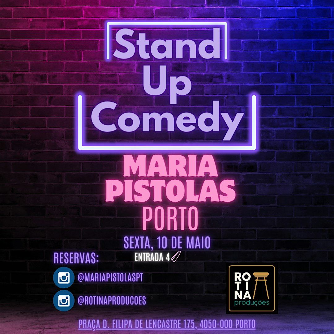 Maria Pistolas Comedy Sessions 10\/mai