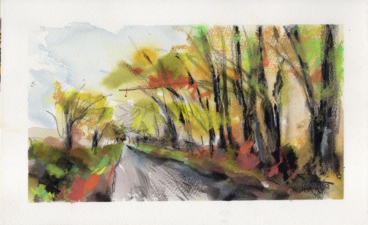 Draw and paint Colyton - outdoors sketching and studio painting weekend
