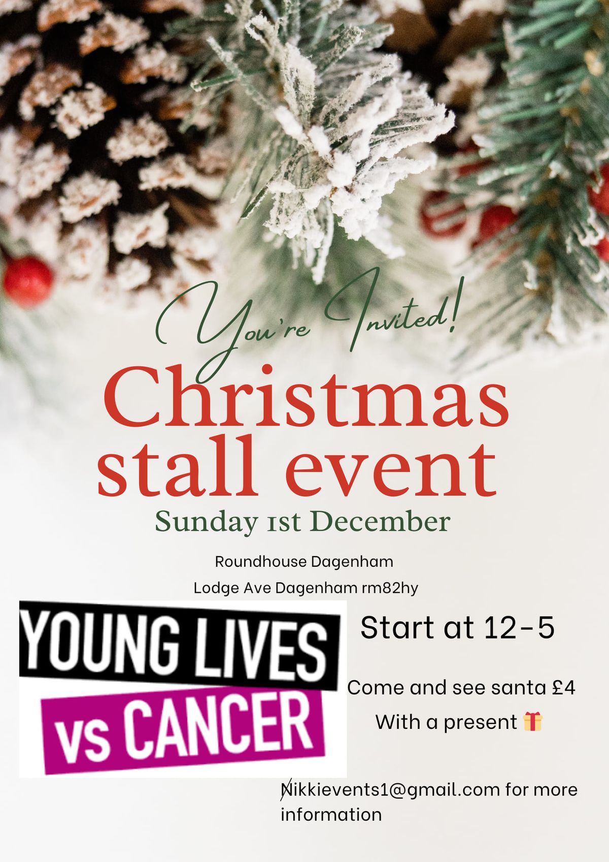 Christmas fate young lives vs cancer 