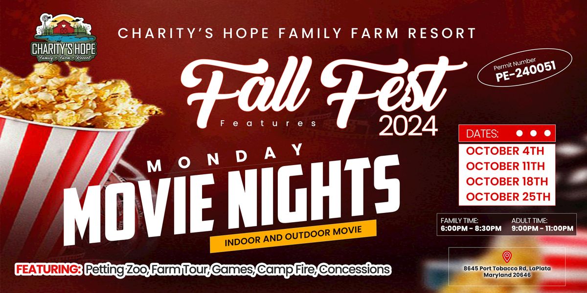 Fall Fest Series Presents\u2026Monday Movie Nights