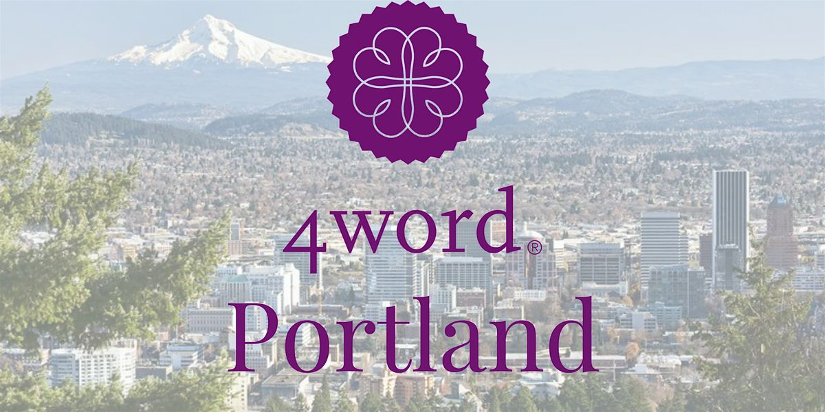 4word: Portland In Person Happy Hour + Hundred-X Fundraiser