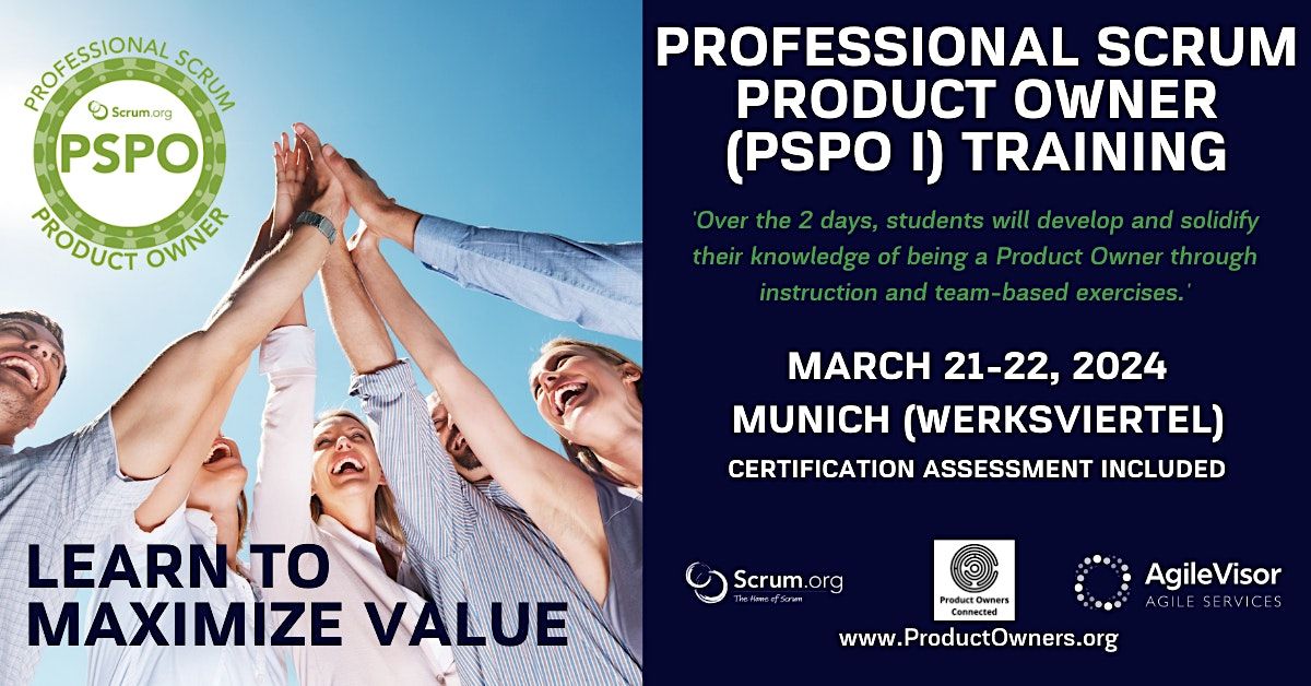 Certified Training | Professional Scrum Product Owner (PSPO)