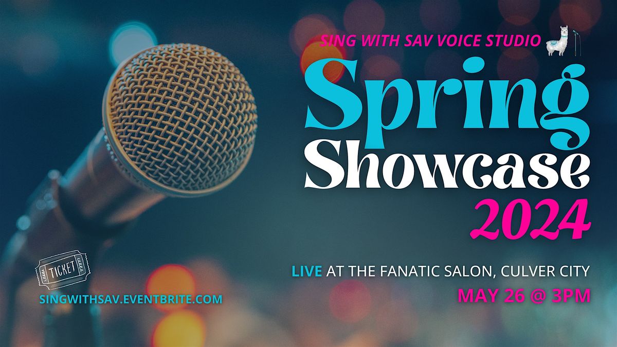 Sing With Sav Spring Showcase 2024