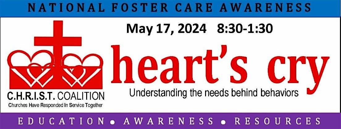 Foster Care Event May 17th Pre Registration & Reserved Seating