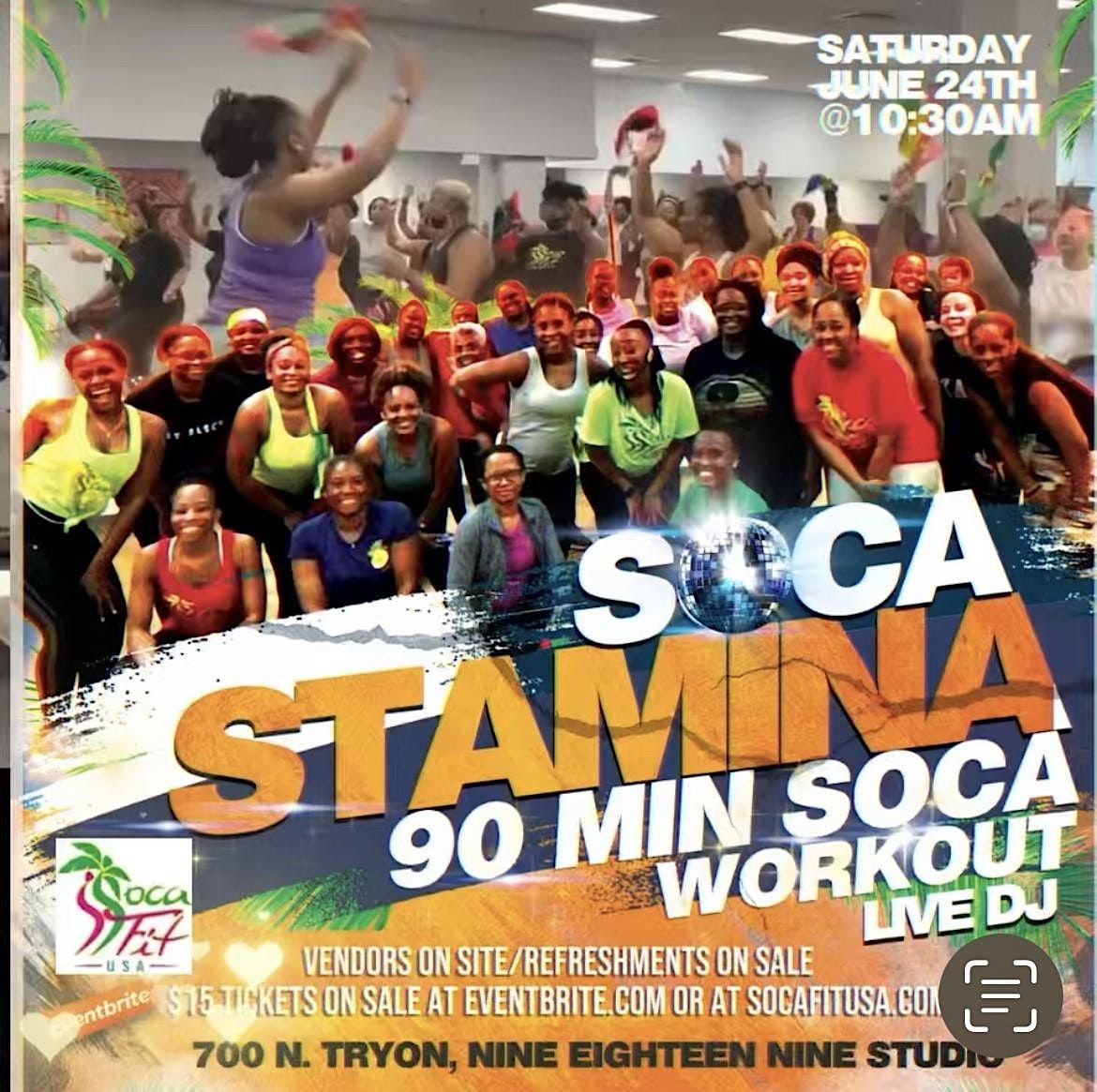 SOCA STAMINA! SocaFit USA Caribbean Fitness WUKOUT!