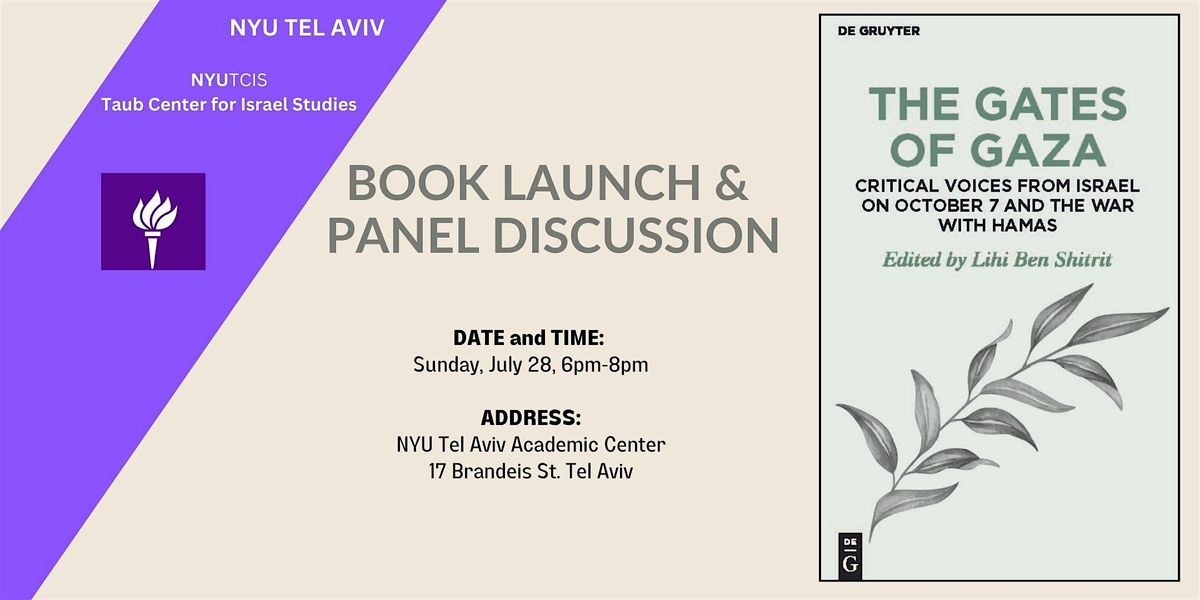 The Gates of Gaza: Book Launch and Panel Discussion