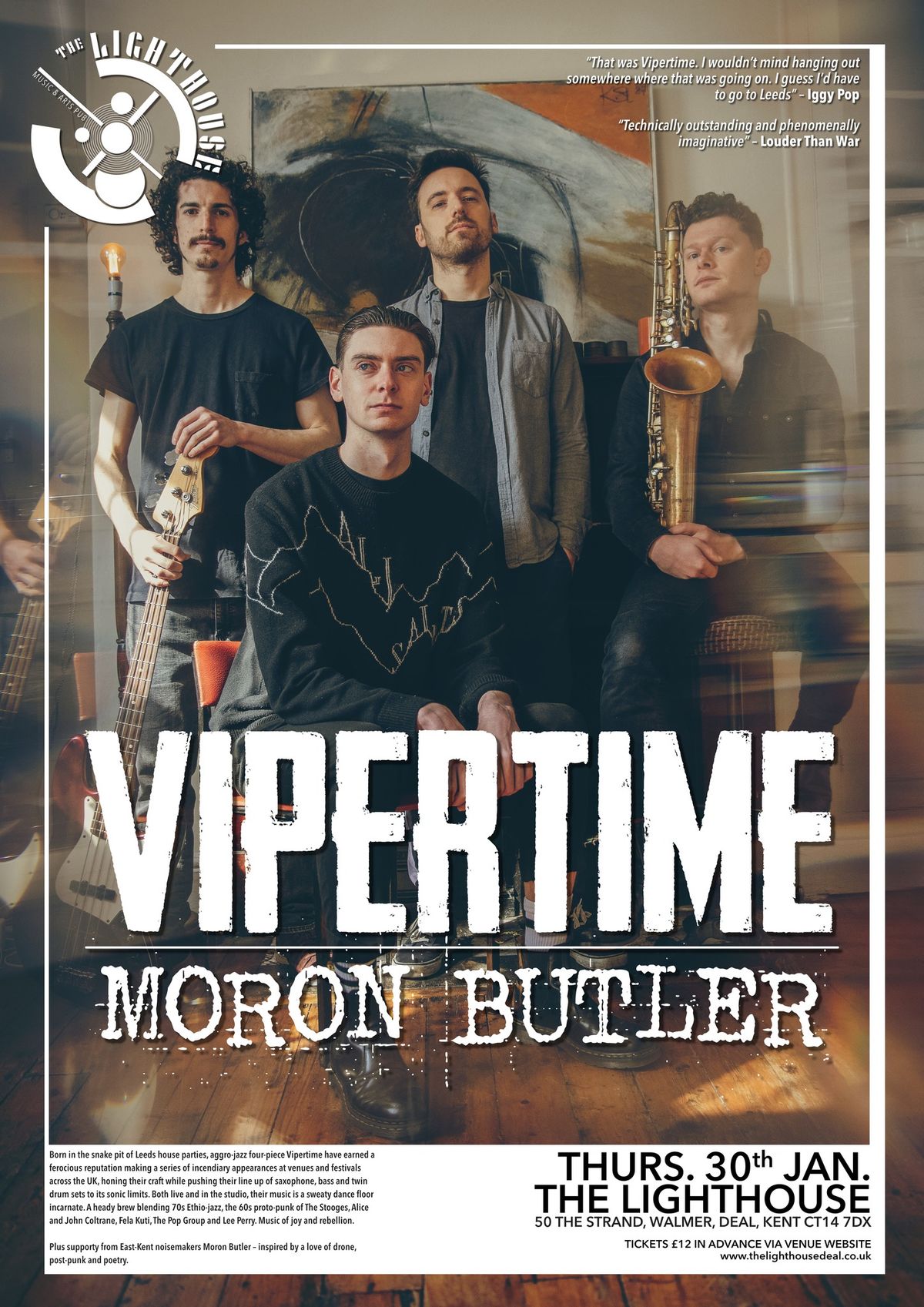 Vipertime + Moron Butler - Live at The Lighthouse