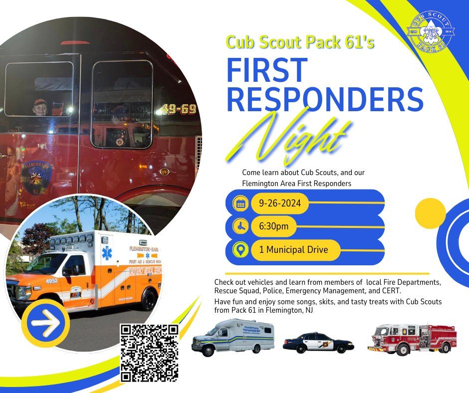 Pack 61's First Responders Night