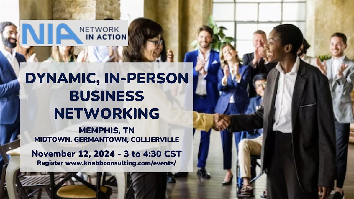 Dynamic Business Collaboration in Memphis TN - Germantown Midtown - Nov 12