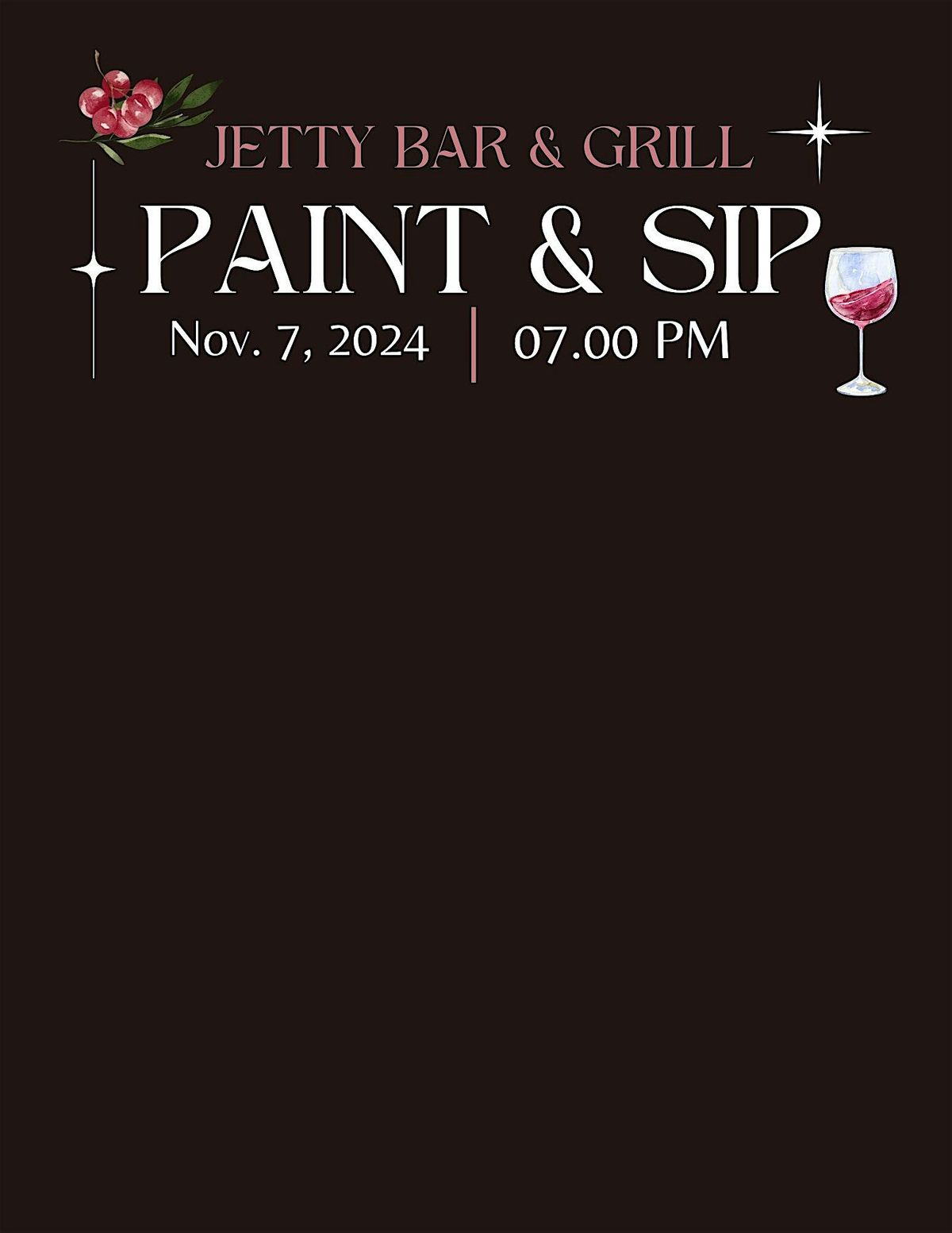 Paint & Sip Night at Jetty