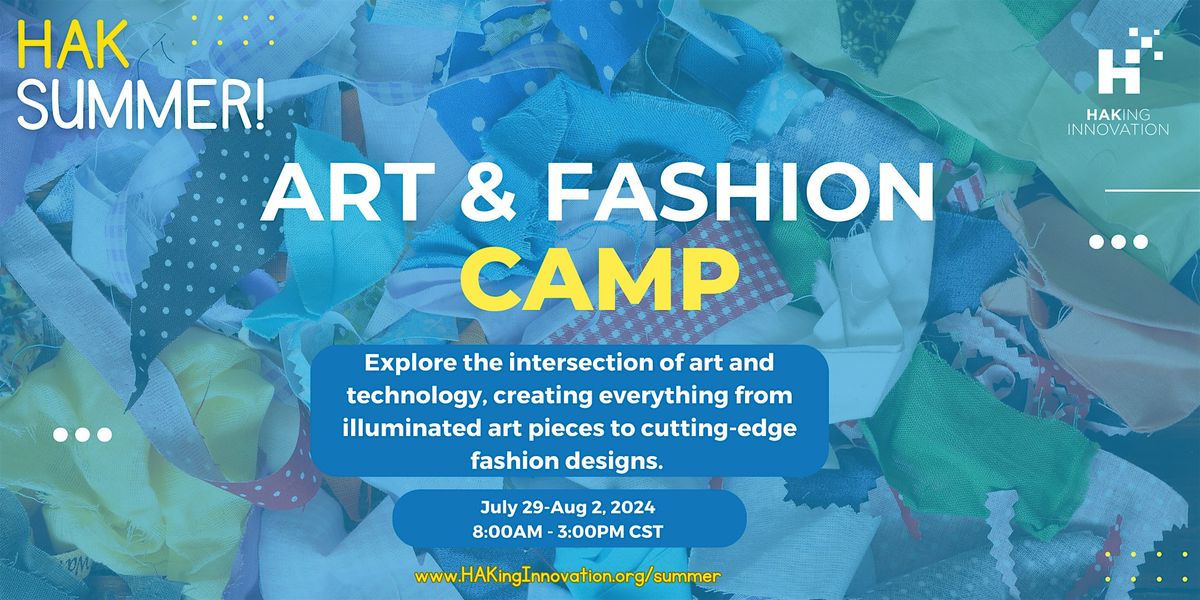 STEM Kids Summer Camp: Art & Fashion Week (7\/29-8\/2)