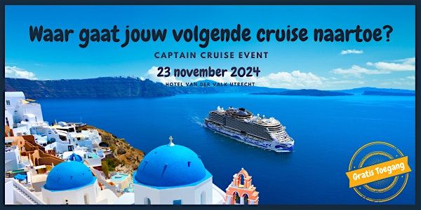 Captain Cruise Beurs 23 november 2024