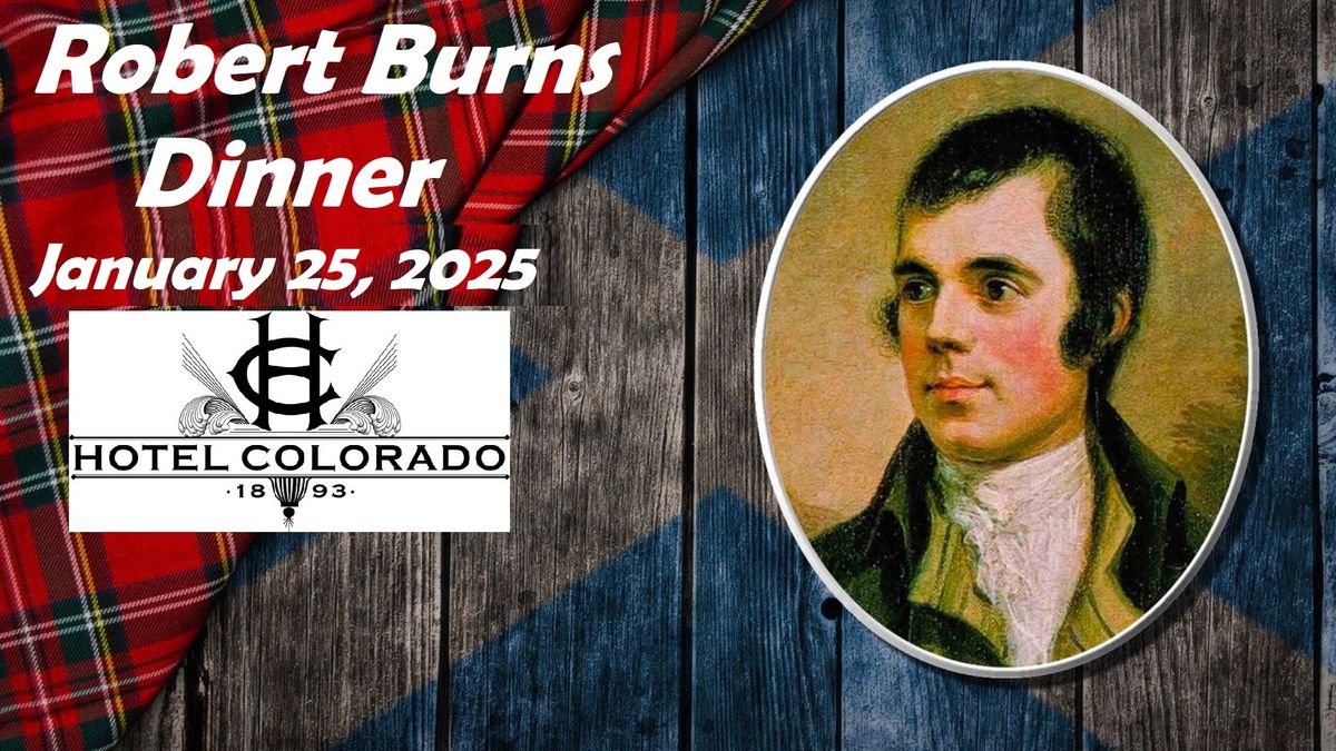 Robert Burns Dinner - Hotel Colorado 