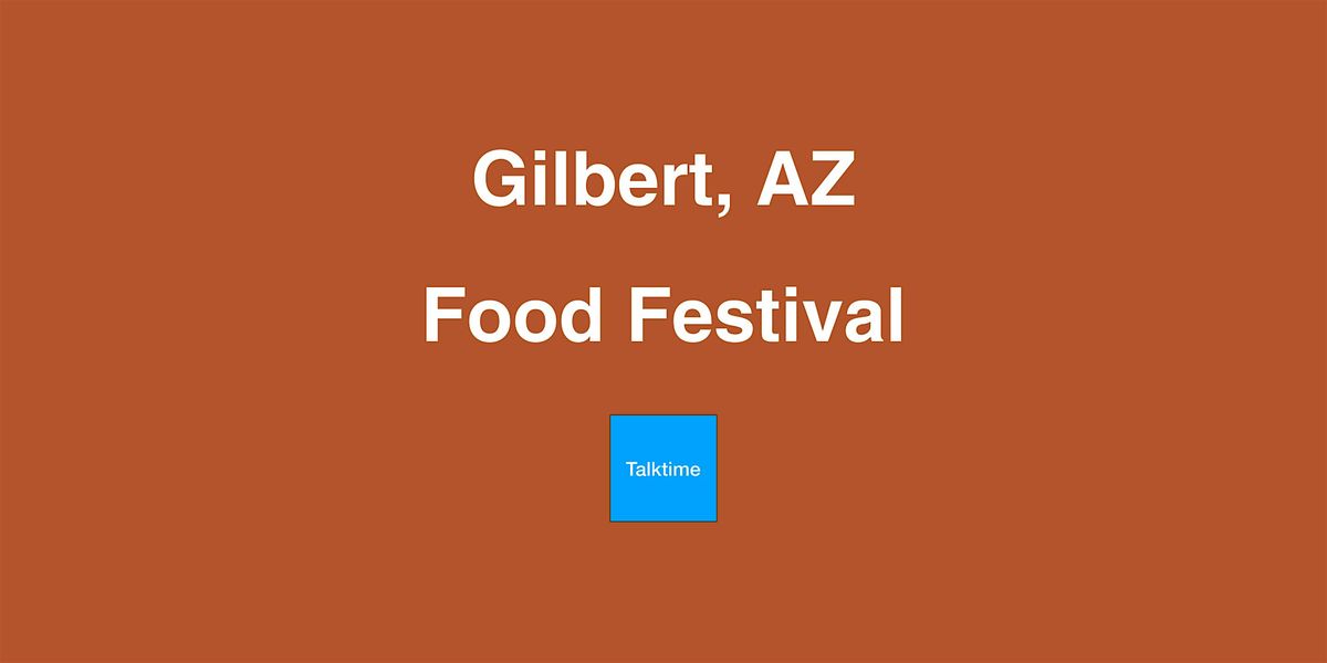 Food Festival - Gilbert