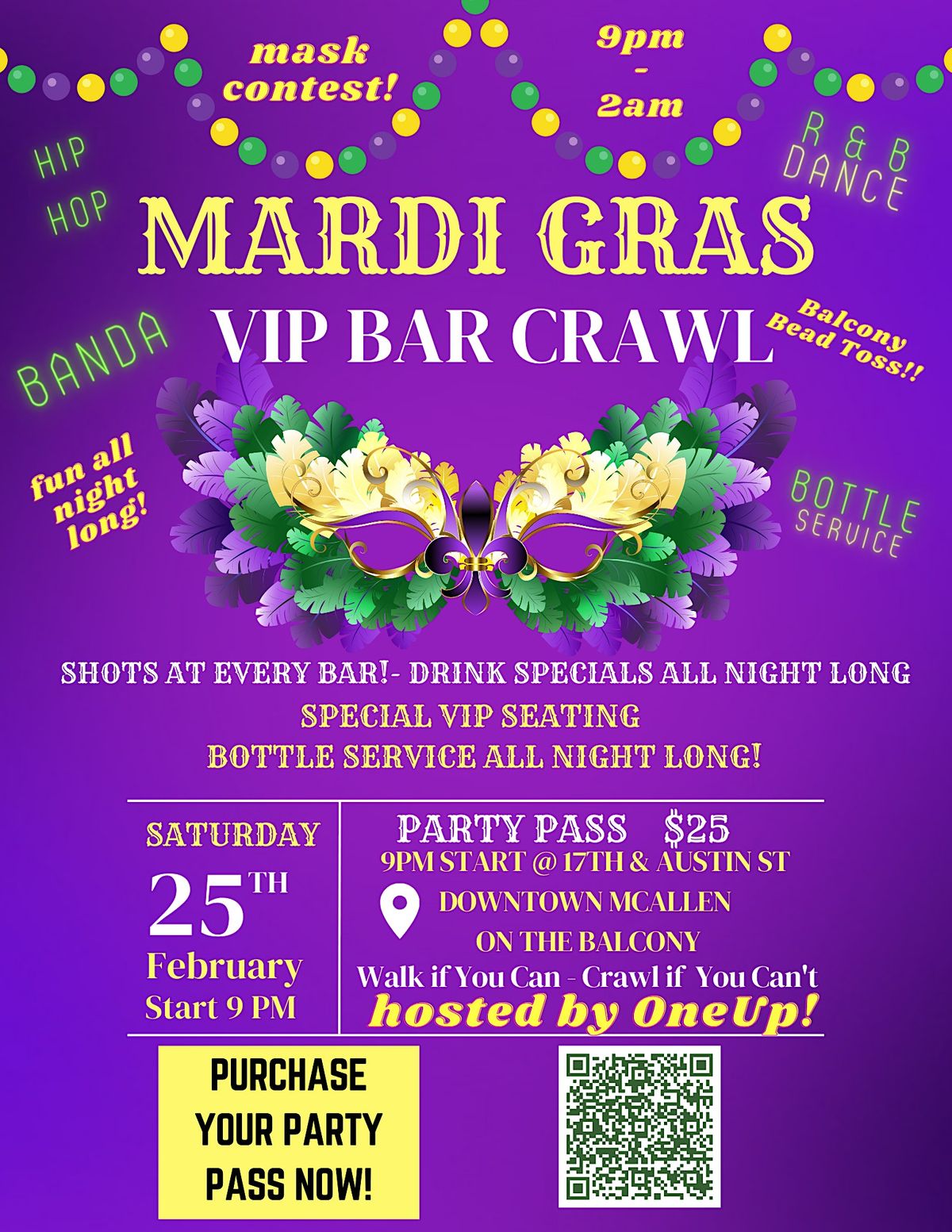 Mardi Gras VIP Crawl