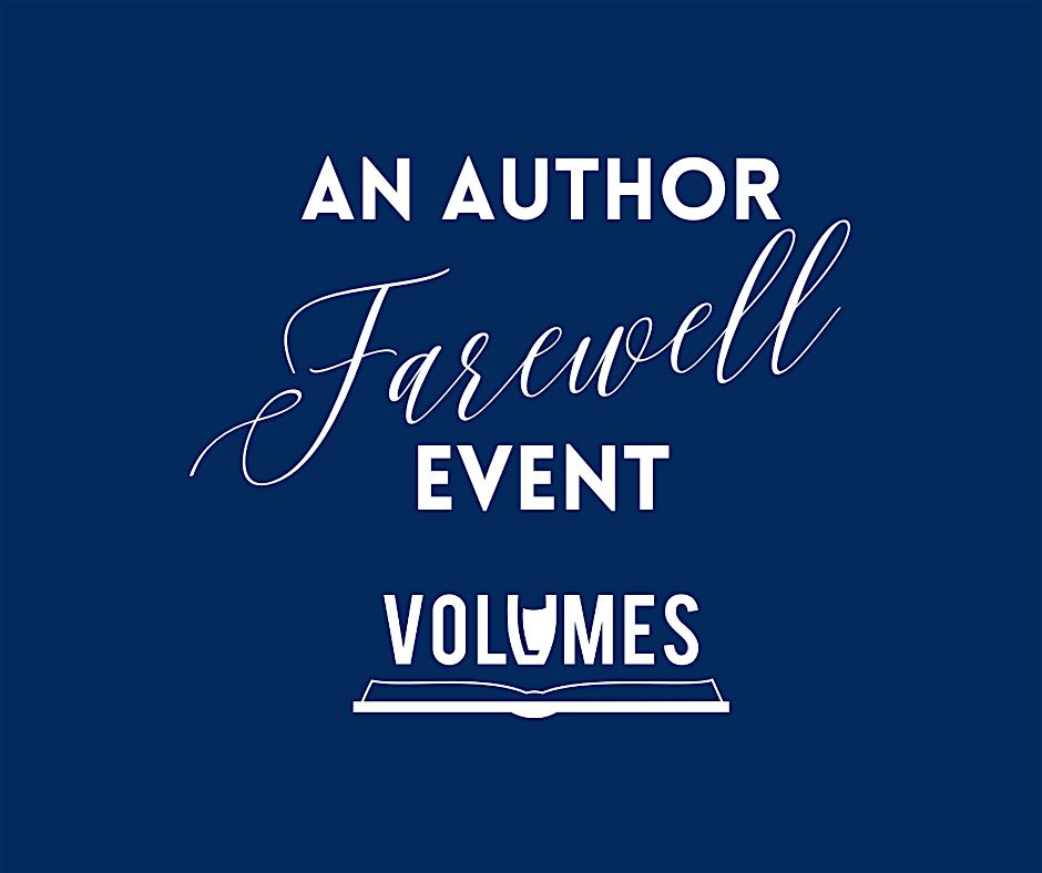 An Author Farewell Event