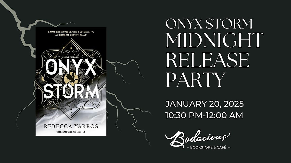 Onyx Storm Midnight Release Party at Bodacious Bookstore