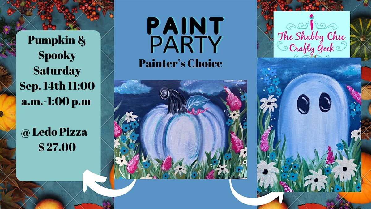 Pumpkin & Spooky Paint Party