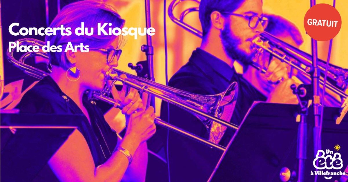 Concerts du Kiosque \u2013 Big Band de Jazz et Maxime Pr\u00e9bet