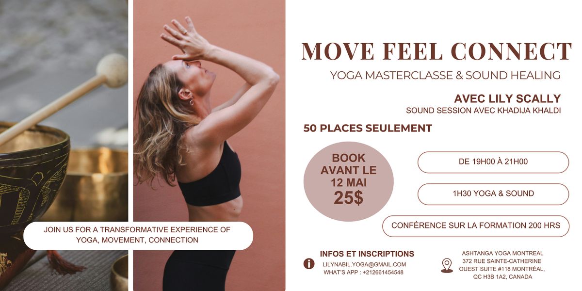 Yoga Masterclasse Move Feel Connect & Sound Healing