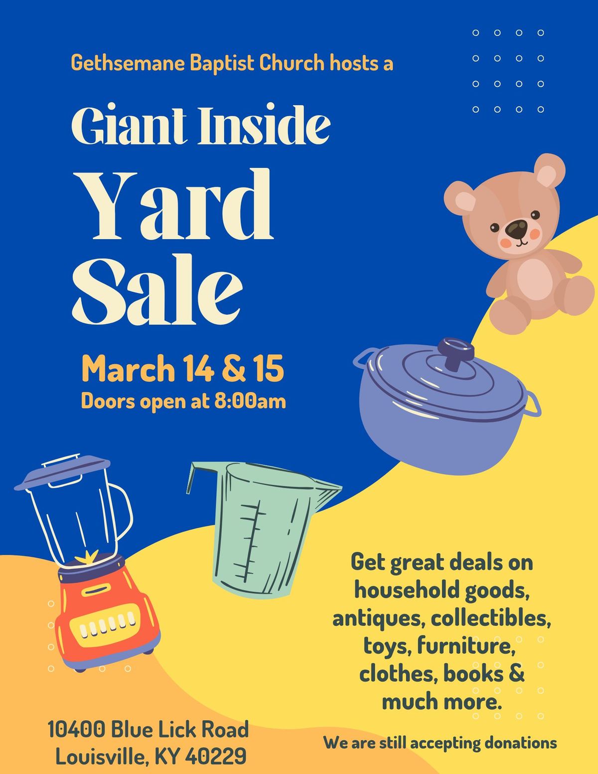 Giant Indoor Yard Sale