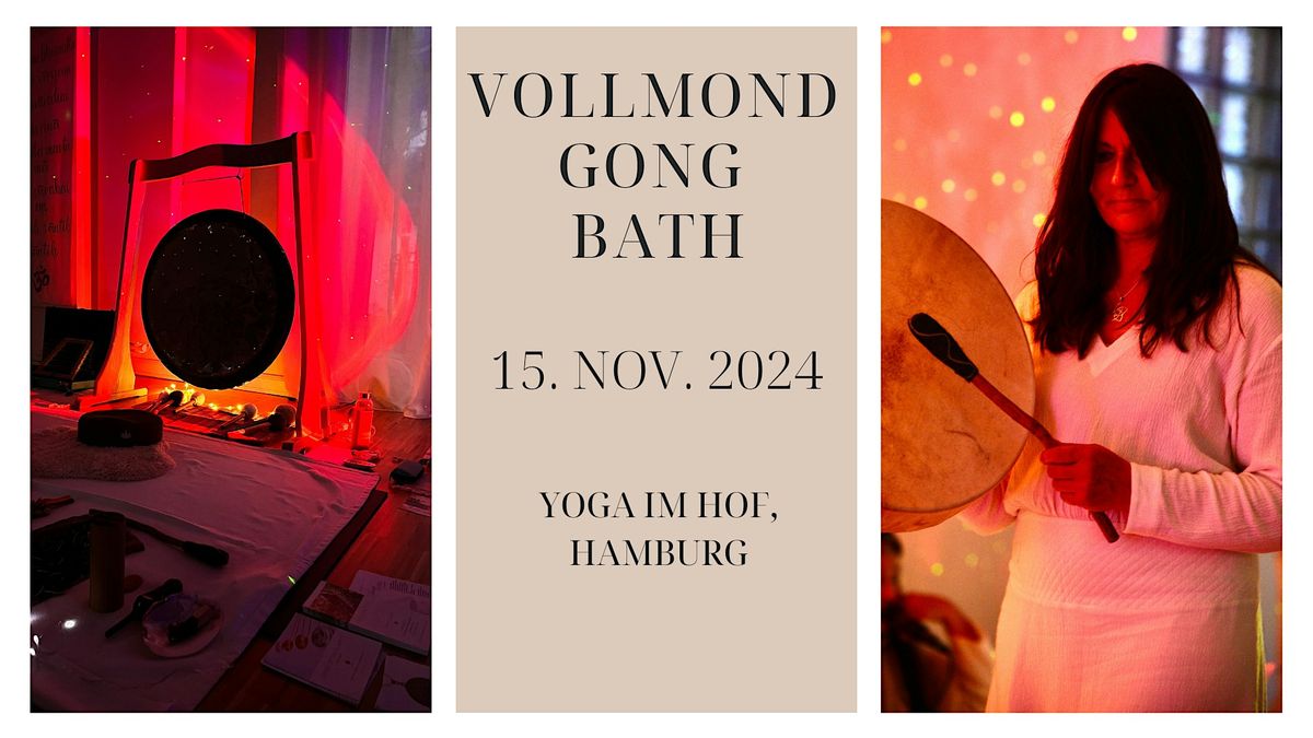 Gong Bath zum Vollmond in Hamburg - Erdung & Kraft