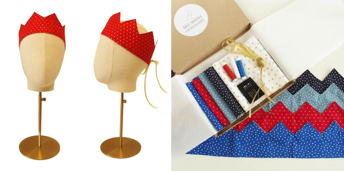 Sew your own Christmas cracker crown workshop