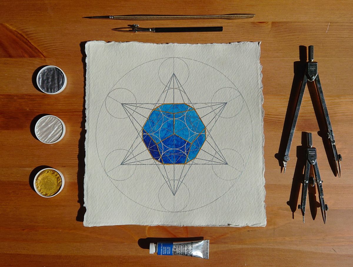 Hexagonal Ritual Pattern SACRED GEOMETRY | PATTERNS IN SPACE | DRAWING RITUALS WITH ADAM ...