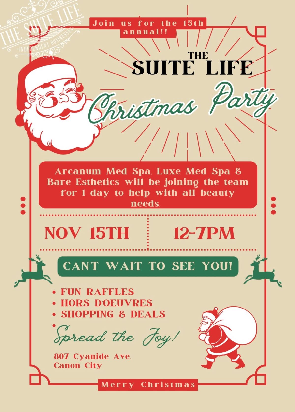 The Suite Life 15th annual Christmas Party