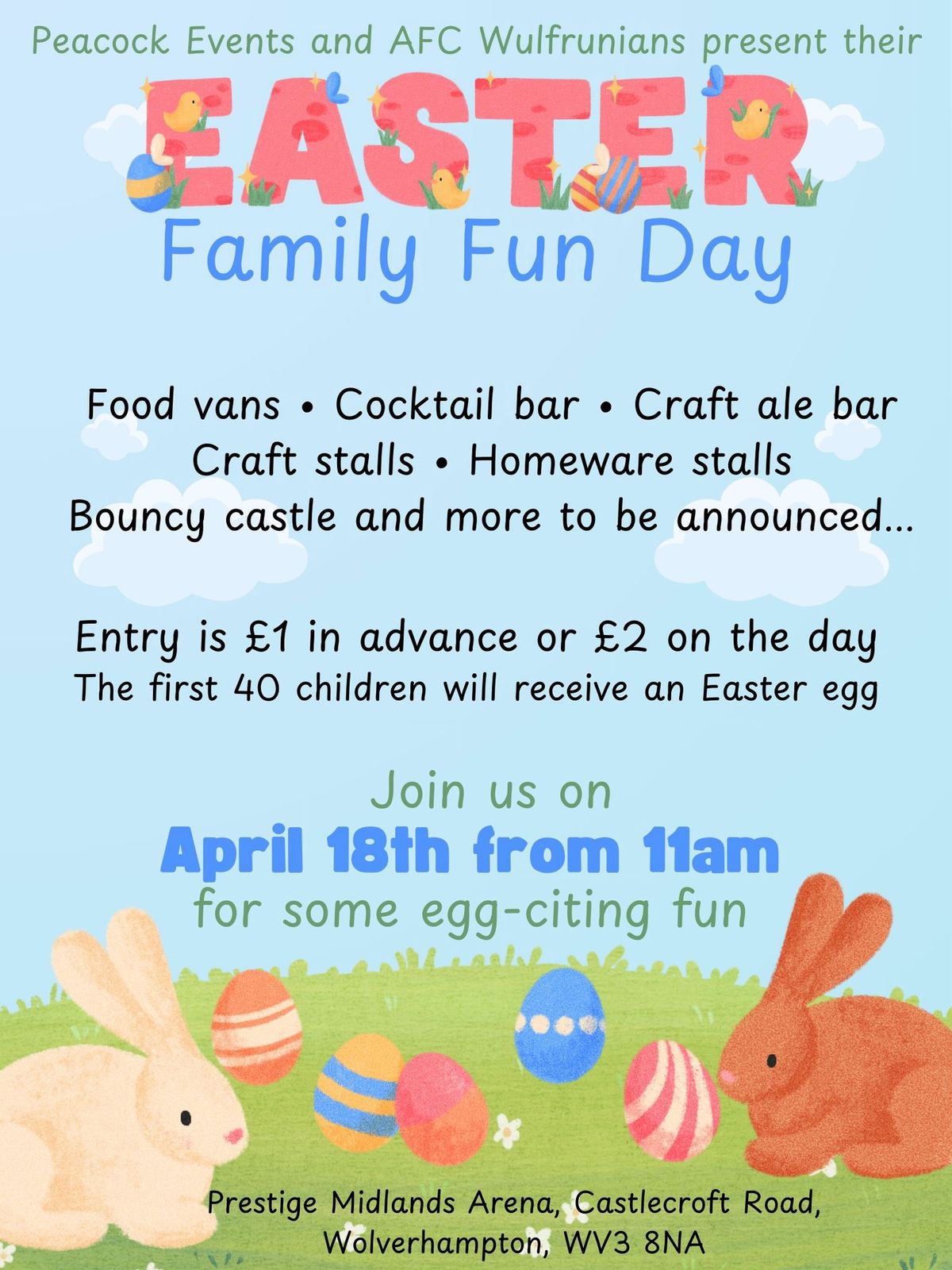 Easter Family Fun Day | 18th April 2024 | 11.00 - 15.00