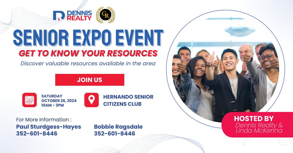 Senior Expo Event: Get To Know Your Resources 