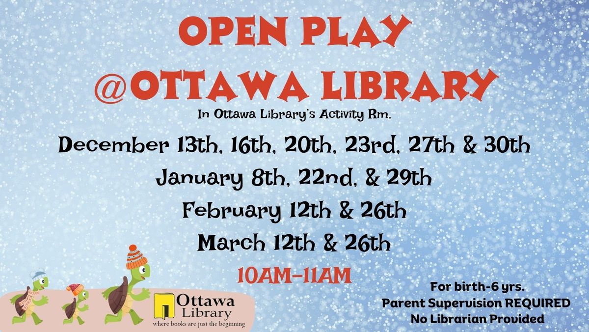 Open Play at Ottawa Library