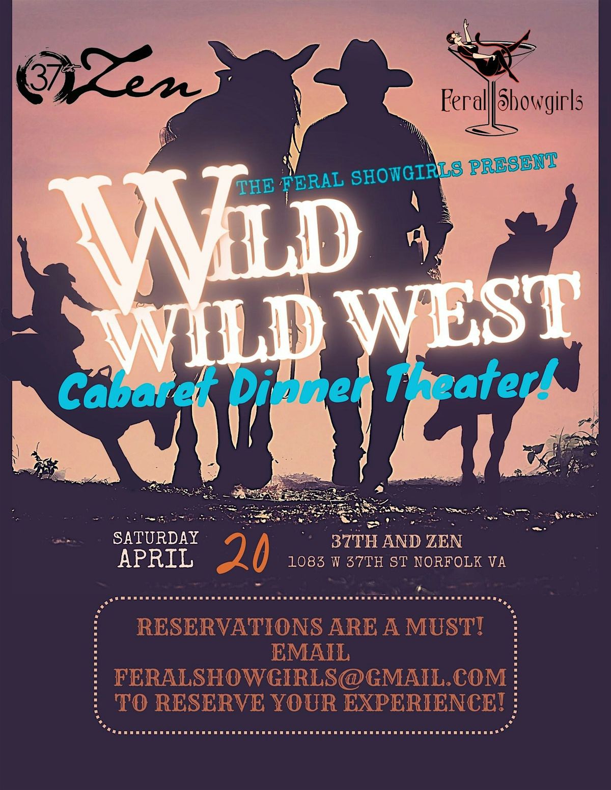 Cabaret Dinner Theater: Wild Wild West Edition!