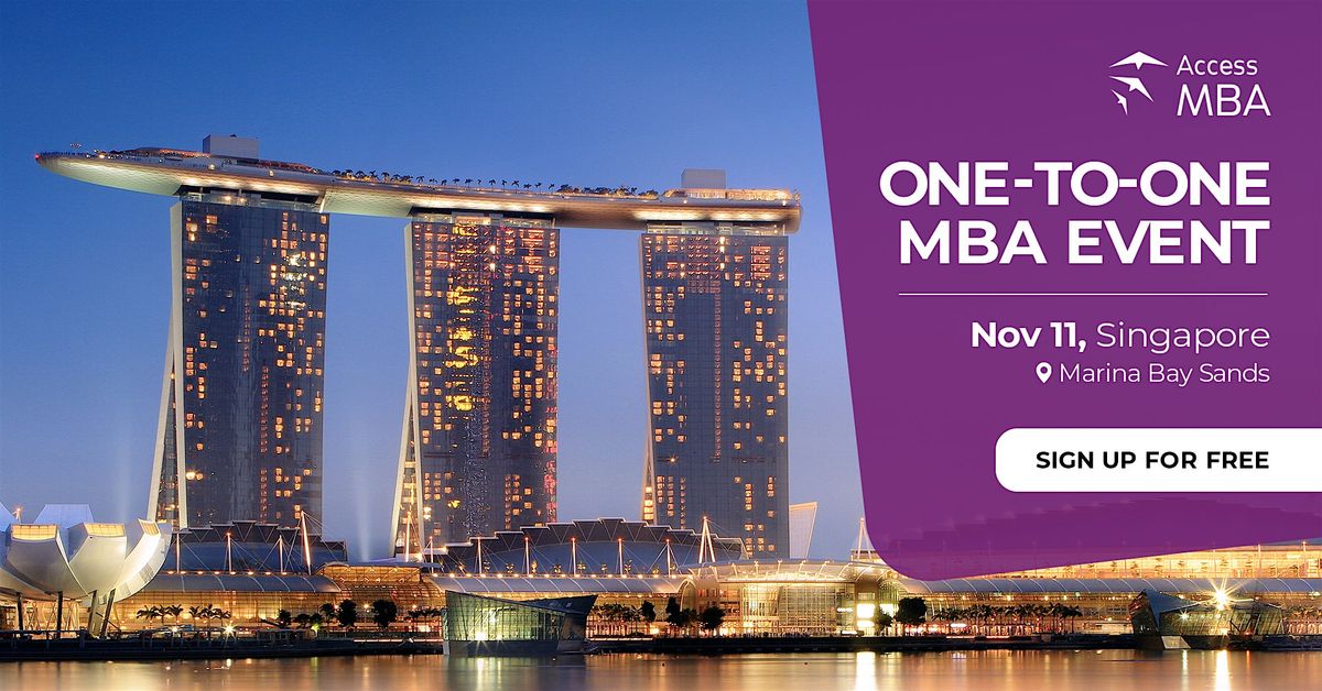 HEAD TO YOUR NEW LIFE WITH A TOP MBA IN SINGAPORE