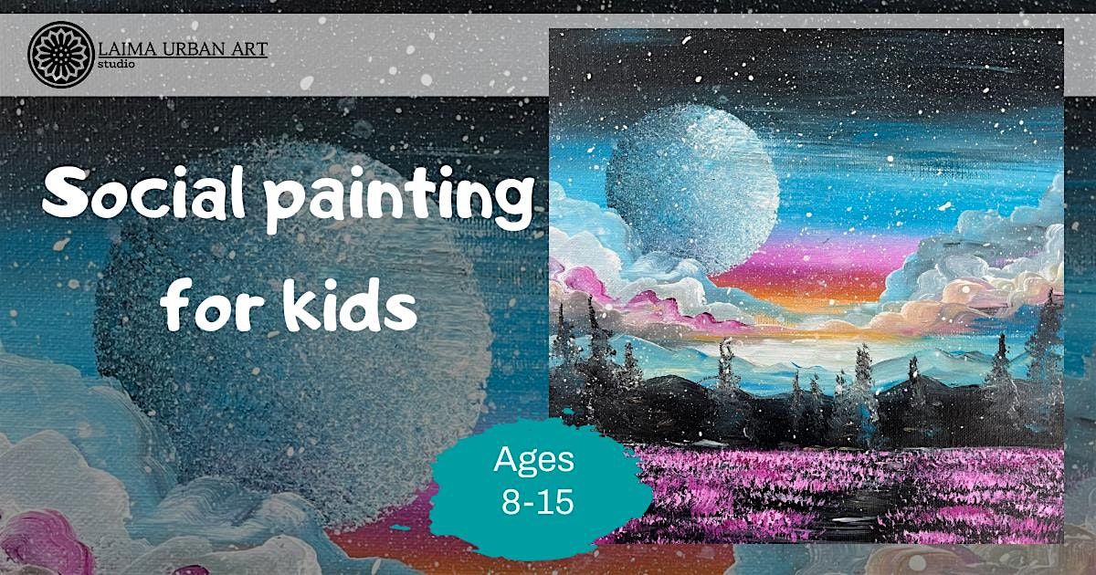 Social painting for kids