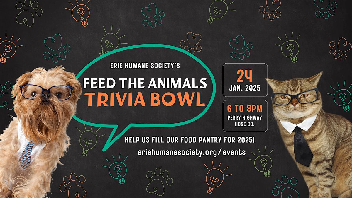 Feed the Animals Trivia Bowl