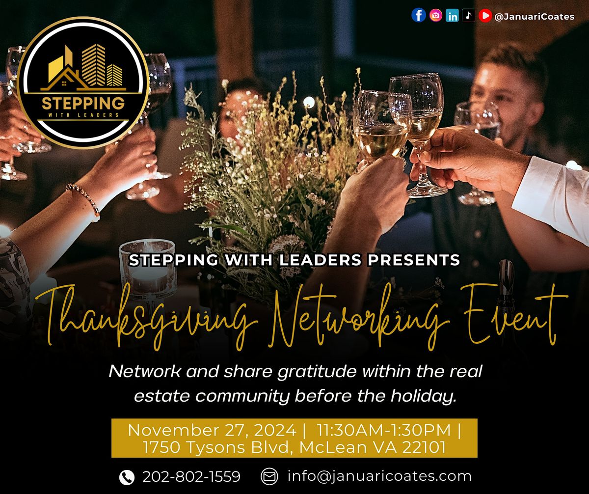 Thanks Giving Networking Event