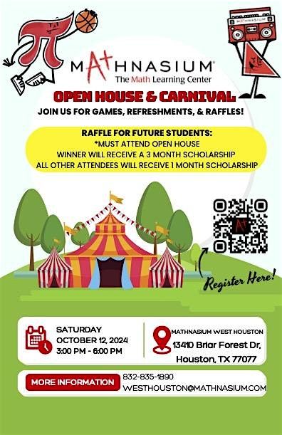 Mathnasium of West Houston- BTS Open House Carnival!!!