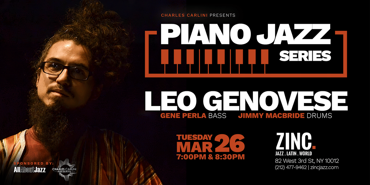 Piano Jazz  Series: Leo Genovese