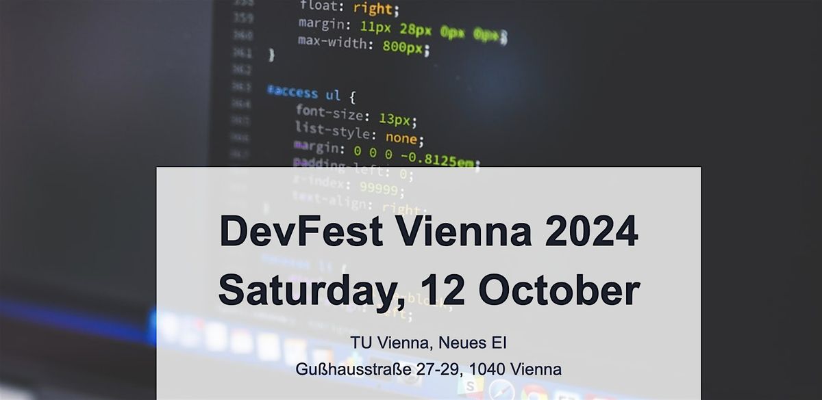 DevFest Vienna 2024